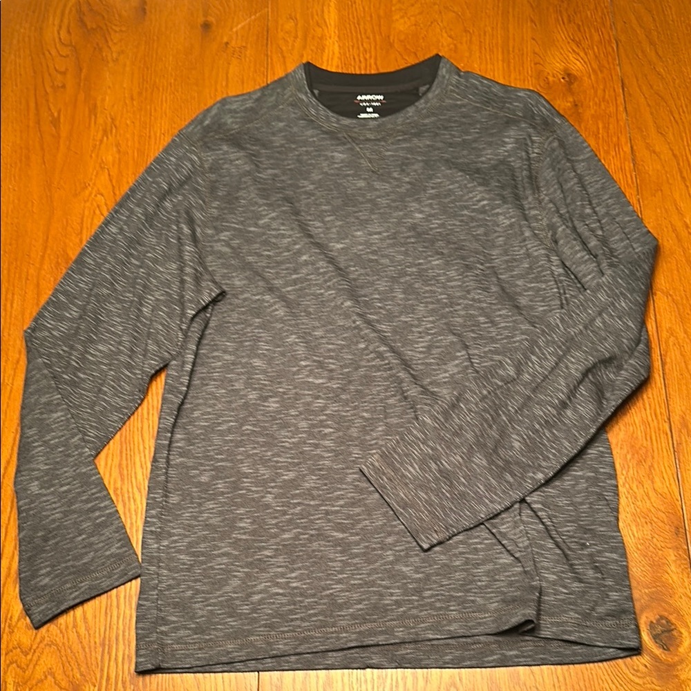 Men's Gray Long Sleeve Shirt